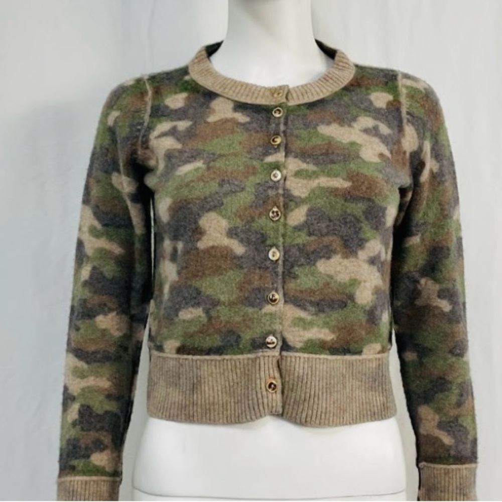 Free People Camouflage Sweater